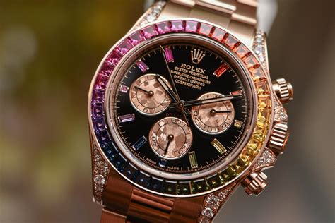 rolex 1116595rbie|Crazy: Rolex Daytona Rainbow Everose Gold .